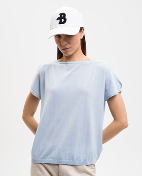 Ballantyne White cap with monogram patch BLN018UCTAH