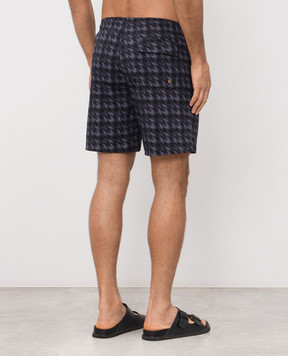 Stefano Ricci Grey printed swim shorts M6B6200070B65403