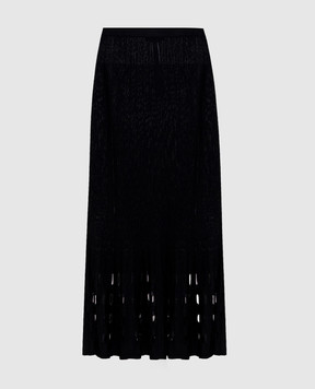 Twinset Black midi skirt 261AP3072