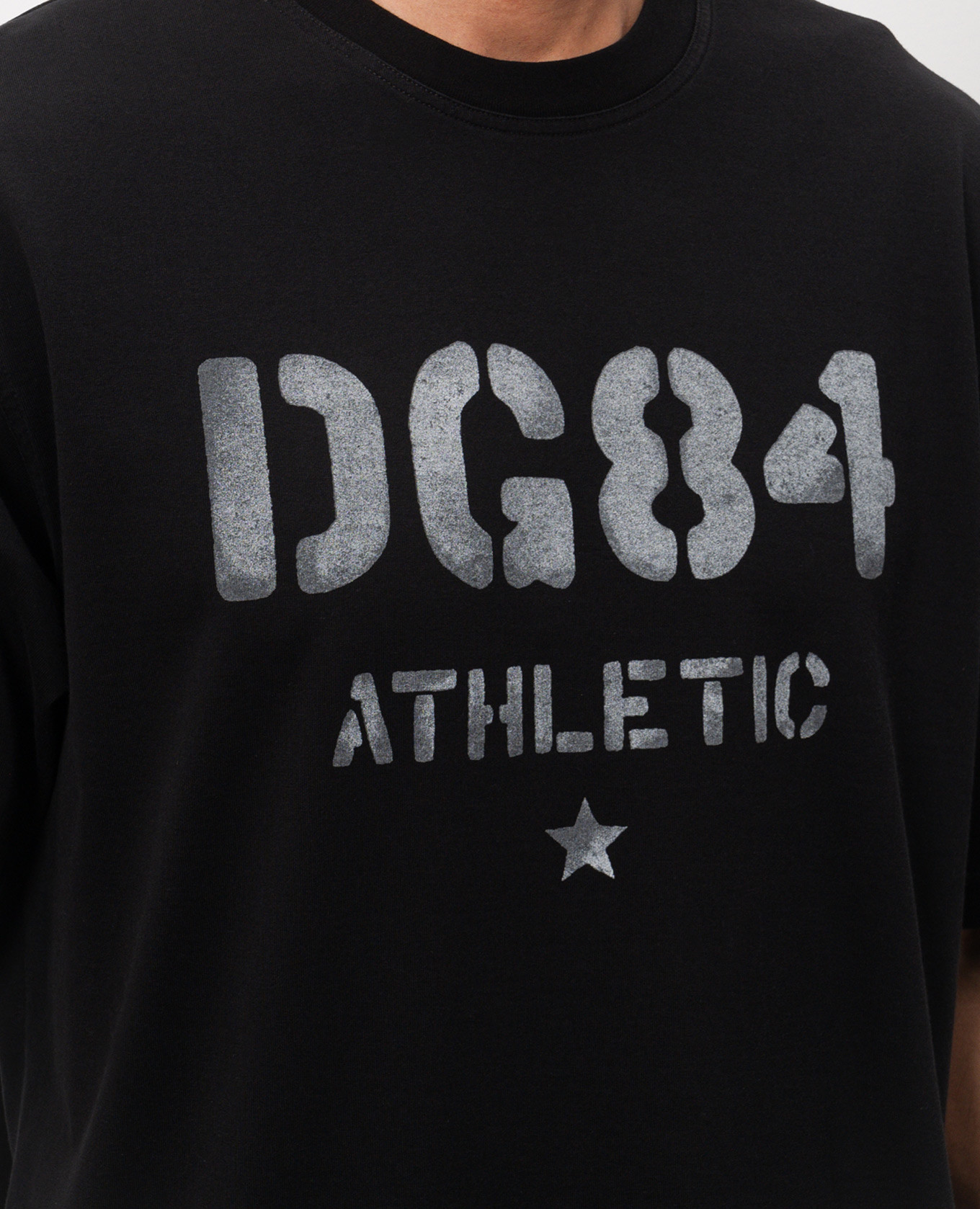 

Black t-shirt with logo print Dolce&Gabbana