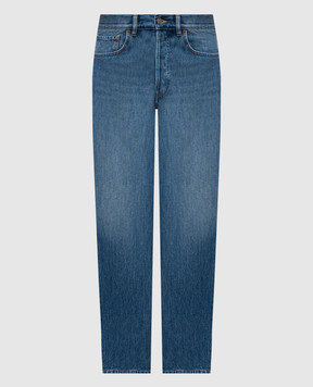 Valentino Blue jeans with a worn effect 8V3DE05EB6M