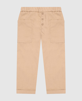 Moncler ENFANT Children's beige corduroy pants L29512A000035969O