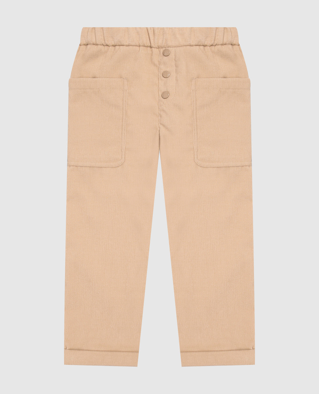 Children's beige corduroy pants Moncler ENFANT