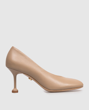 Babe Pay Pls Beige leather shoes 2123714KO