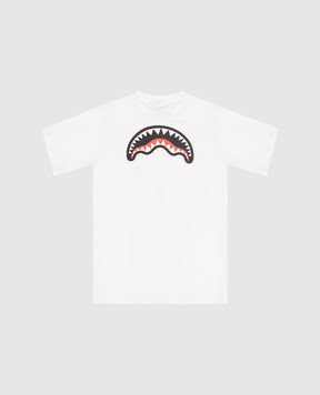 Sprayground Children's white Catch Bear T-shirt SPY1396WHT