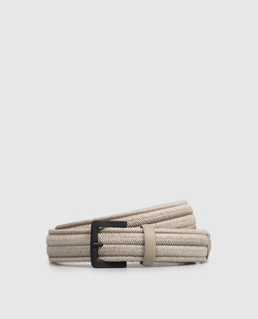 C.P. Company Beige belt with weaving MAC304A110697M