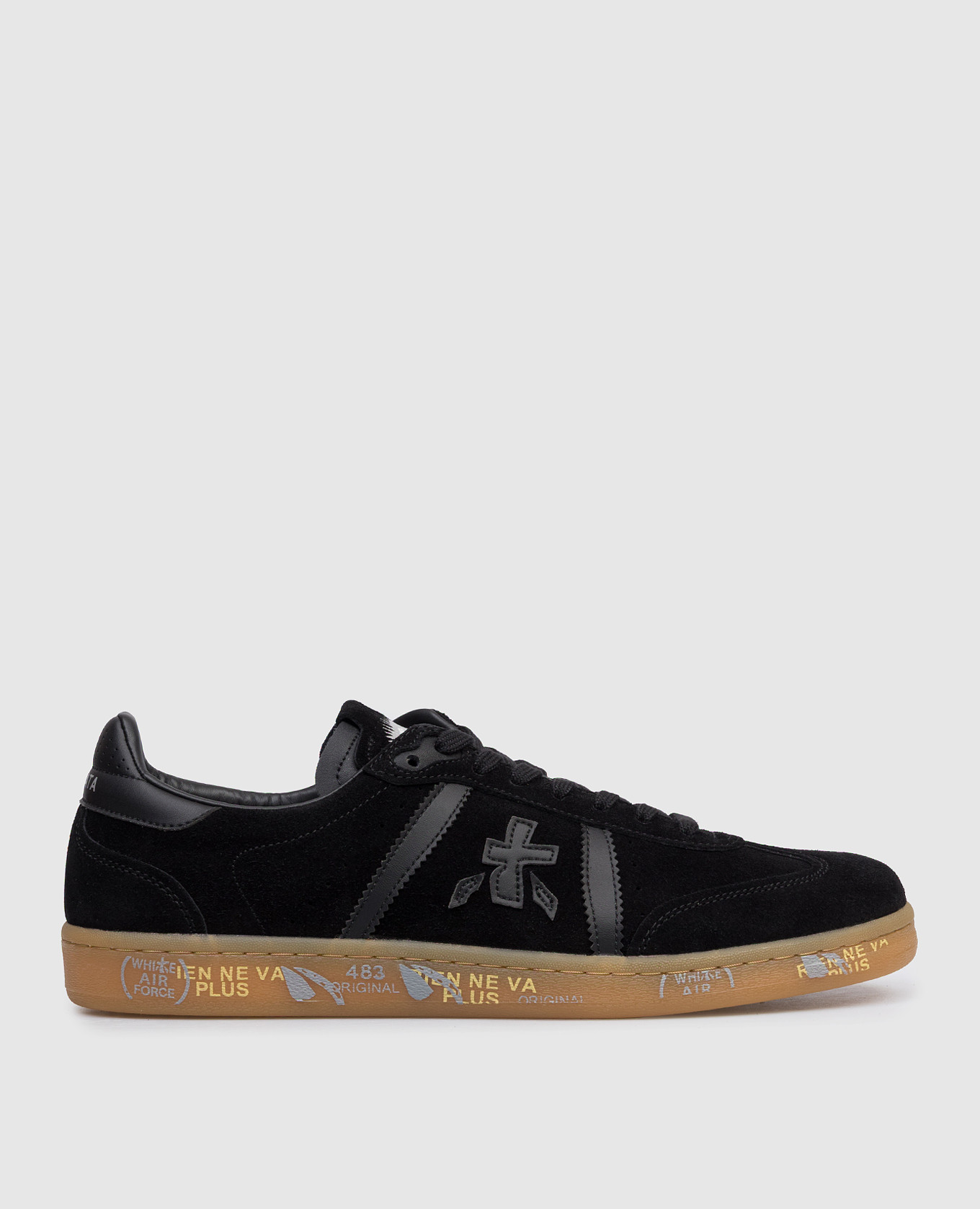 Bonnie black suede sneakers