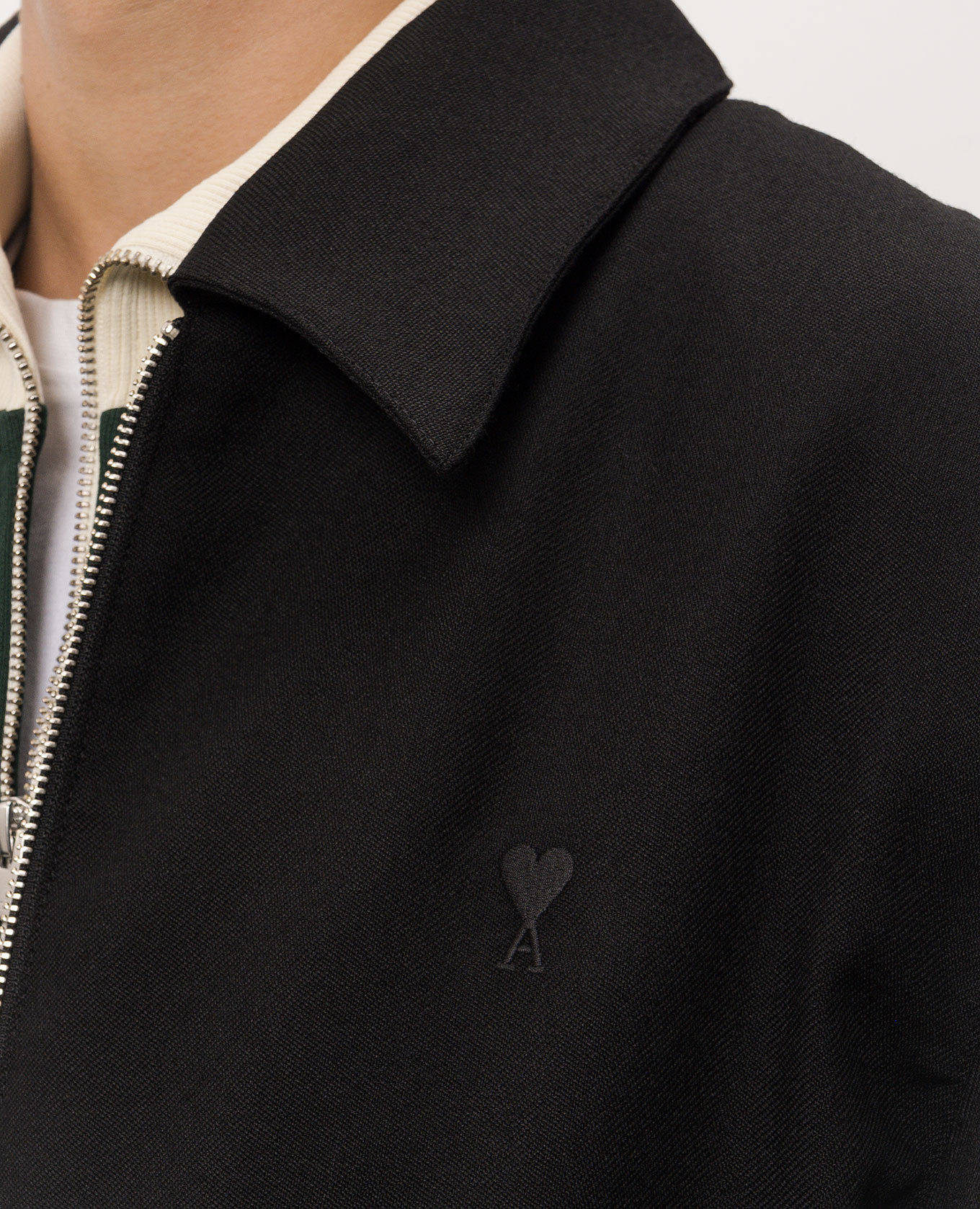 Black wool jacket Ami Paris 5