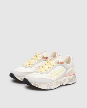 Premiata Yellow Moerund combination sneakers MOERUND8081
