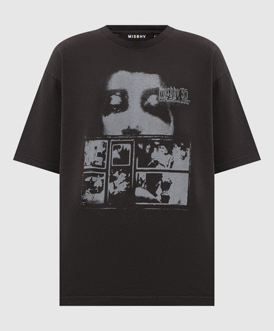 Schwarzes Lakefront-T-Shirt