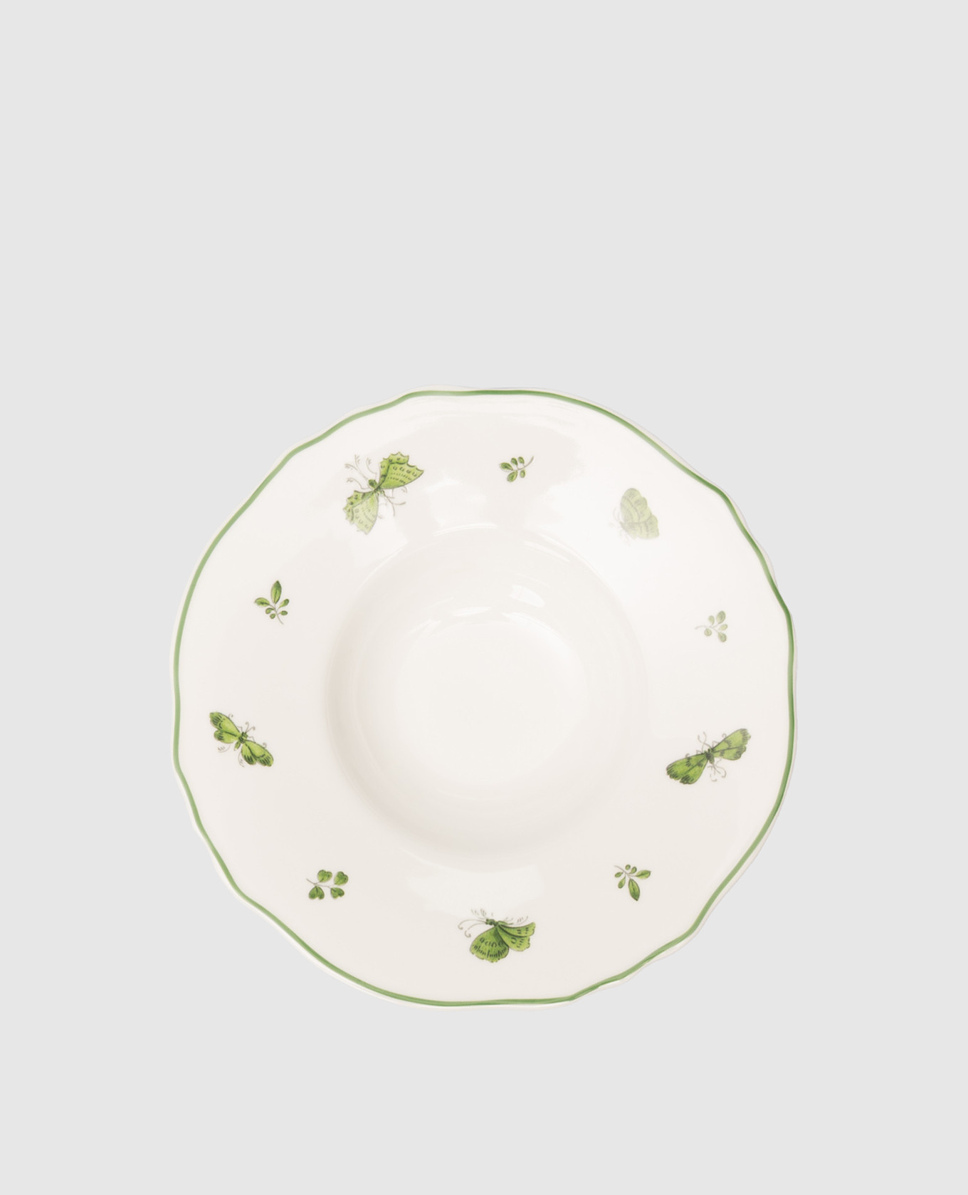

White porcelain pasta plate Rosa Rosae Geminiano Cozzi 1765
