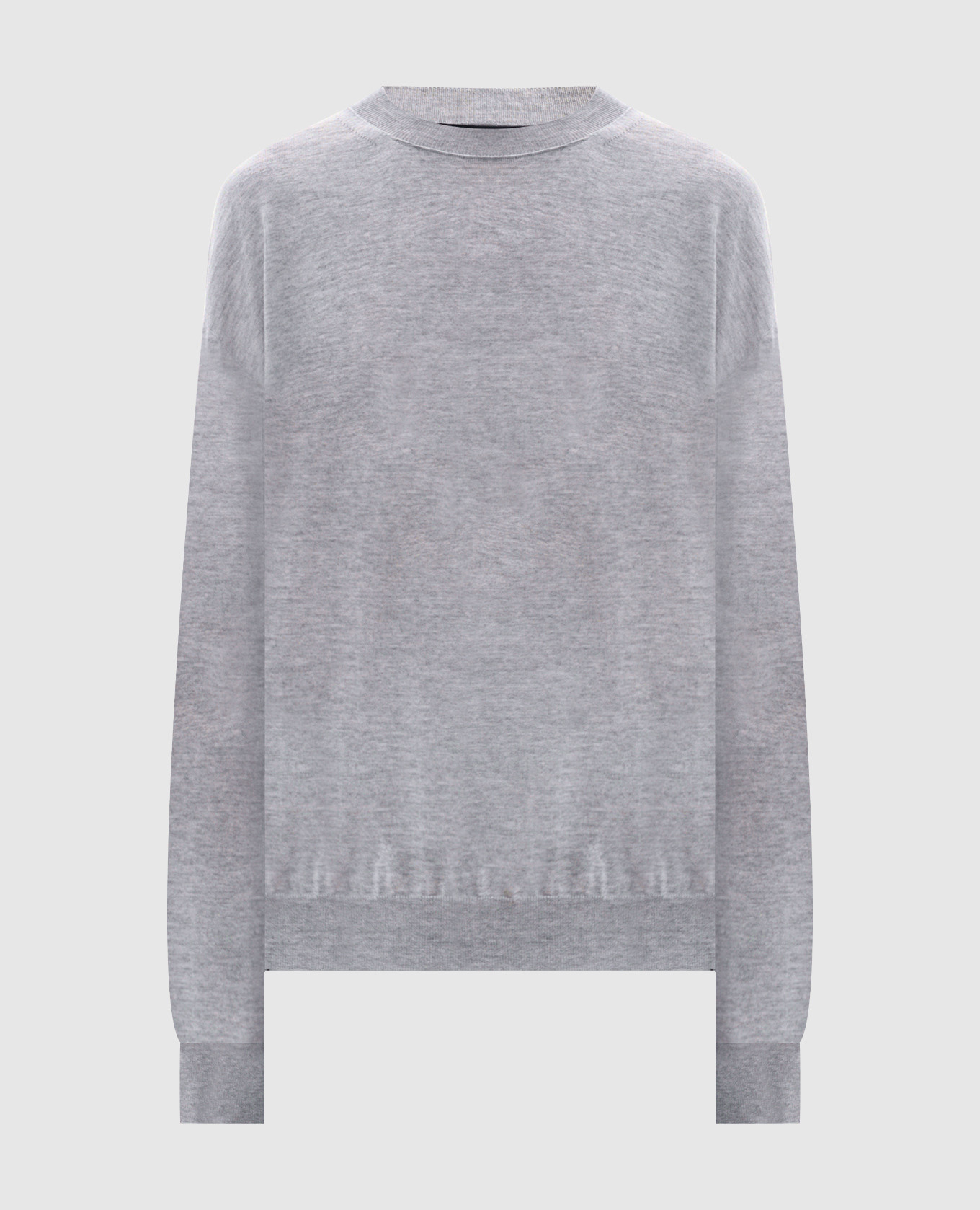 Grey melange wool jumper MUSCAT Sofie D`Hoore