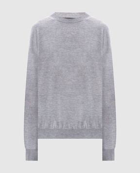 Sofie D`Hoore Grey melange wool jumper MUSCAT MUSCATYMER