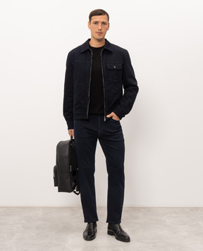 Cashmere&Whiskey Black wool, silk and cashmere jumper 472