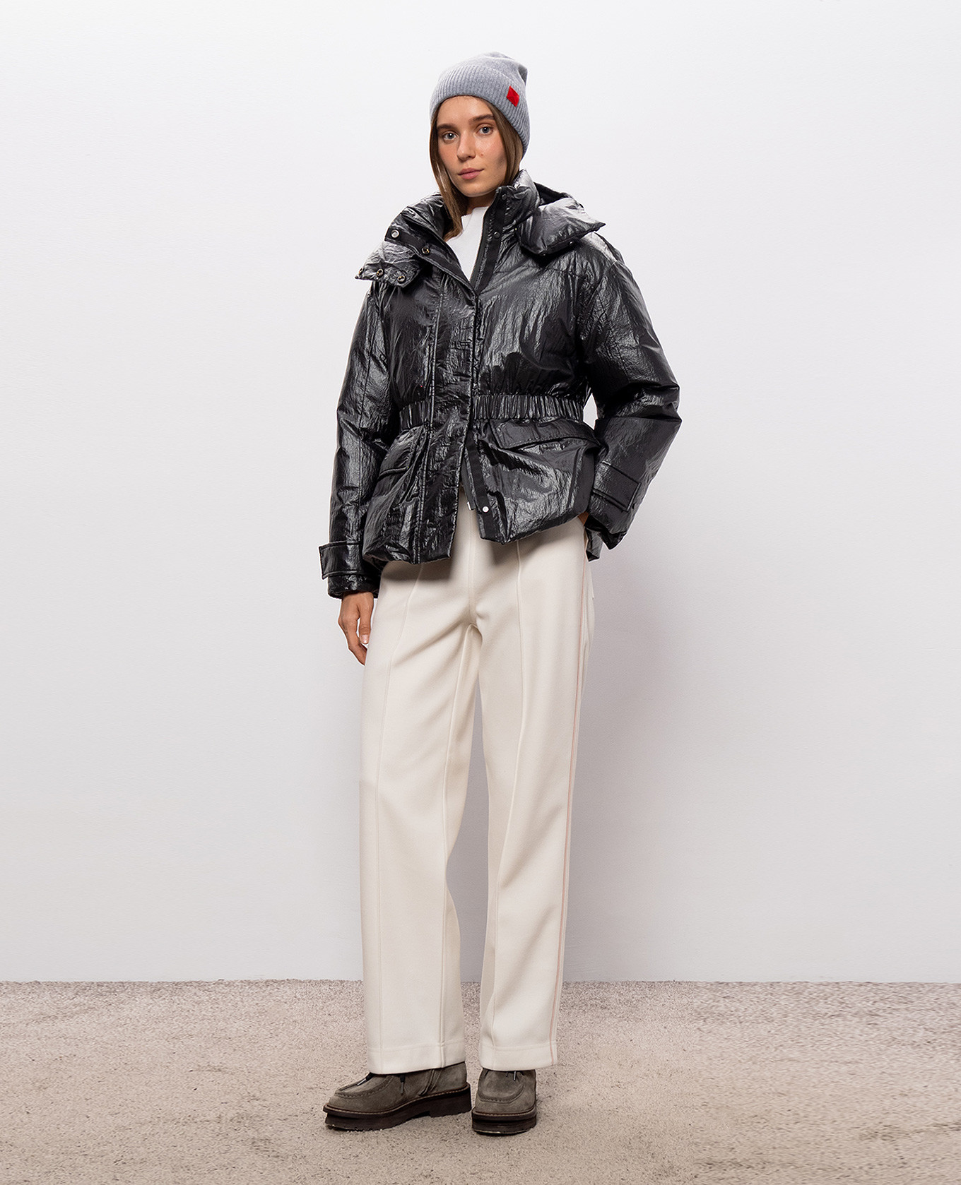 Gray down jacket Max & Co 2