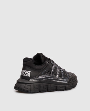 Versace Trigreca black combination sneakers DSU8094D18TCG