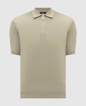 Stefano Ricci Green silk polo shirt K616006Z41F26102