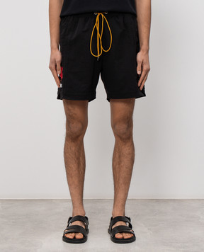 Rhude Black shorts MOONLIGHT RHPS26SH01107