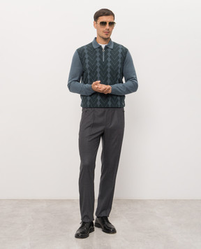 Stefano Ricci Gray wool pants M1T6300340W610