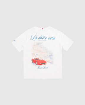 MC2 SAINT BARTH Portland Kids White T-Shirt with Embroidered Logo PRL000100932L