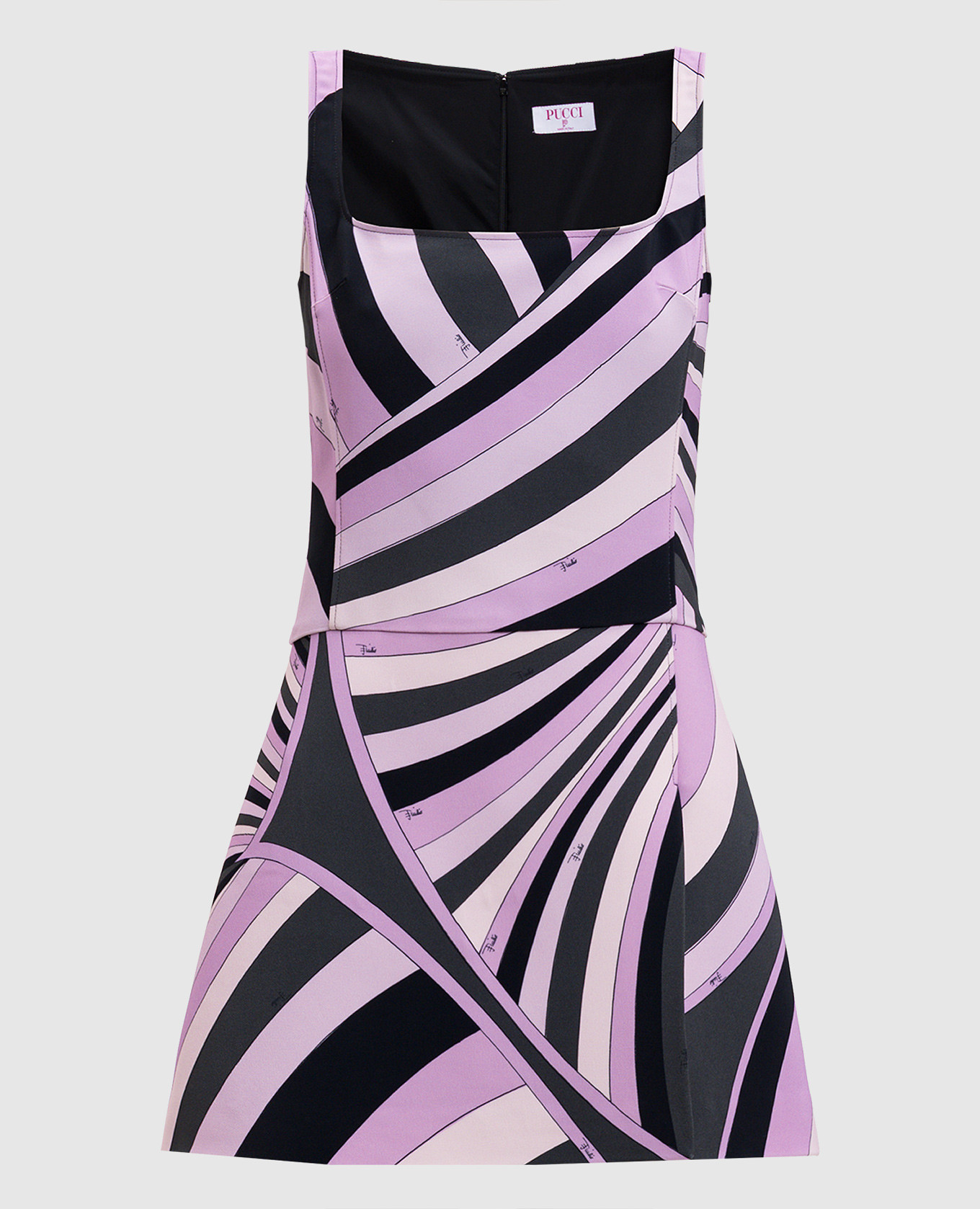 

Mini dress in branded print PUCCI, White