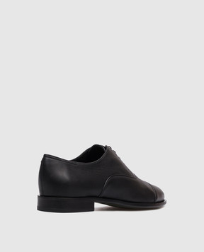 Stefano Ricci Black leather oxfords UC55CG6698NPS