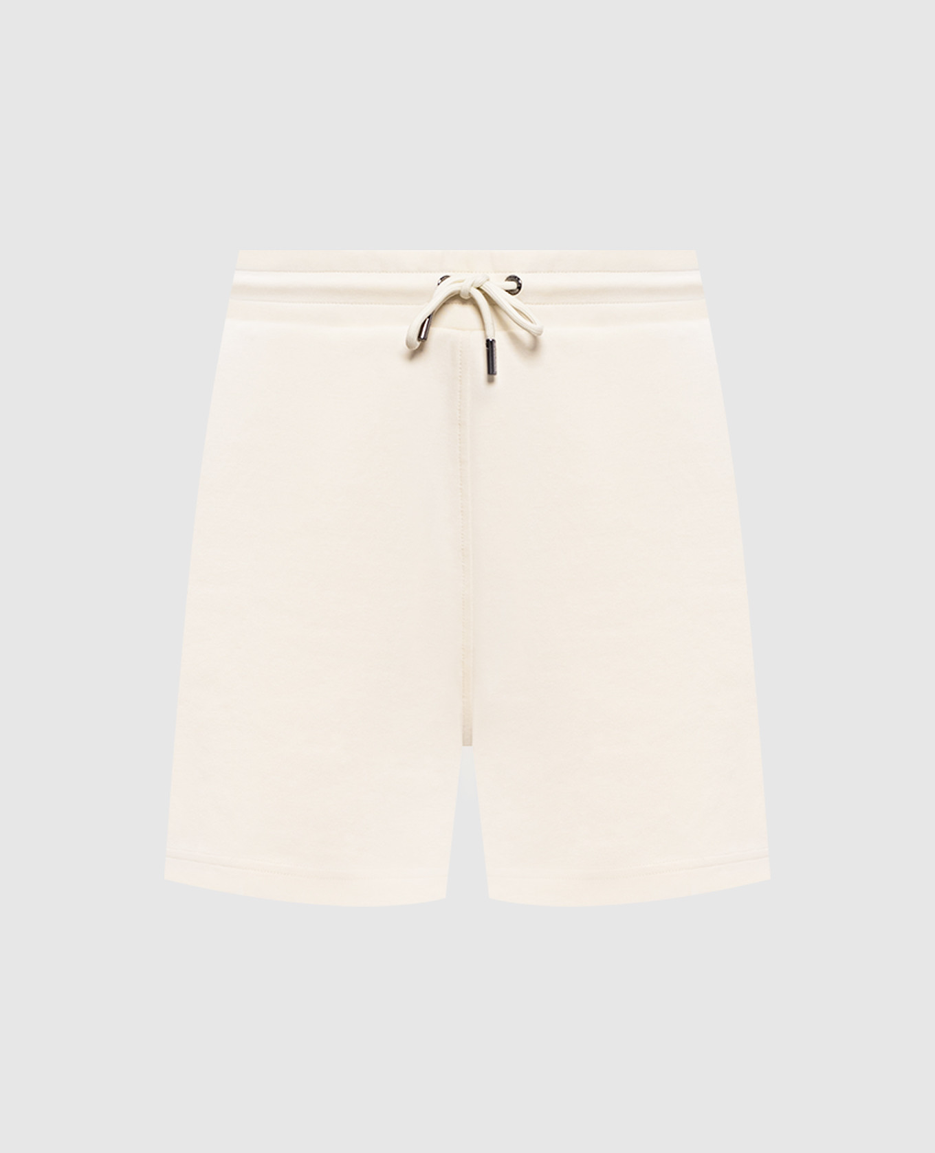 

Ivory shorts with logo embroidery Woolrich, Beige