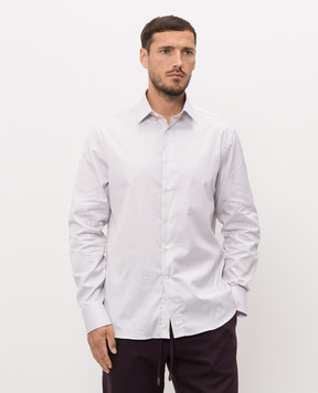 Canali Ivory checked shirt GD03813CCL70A1