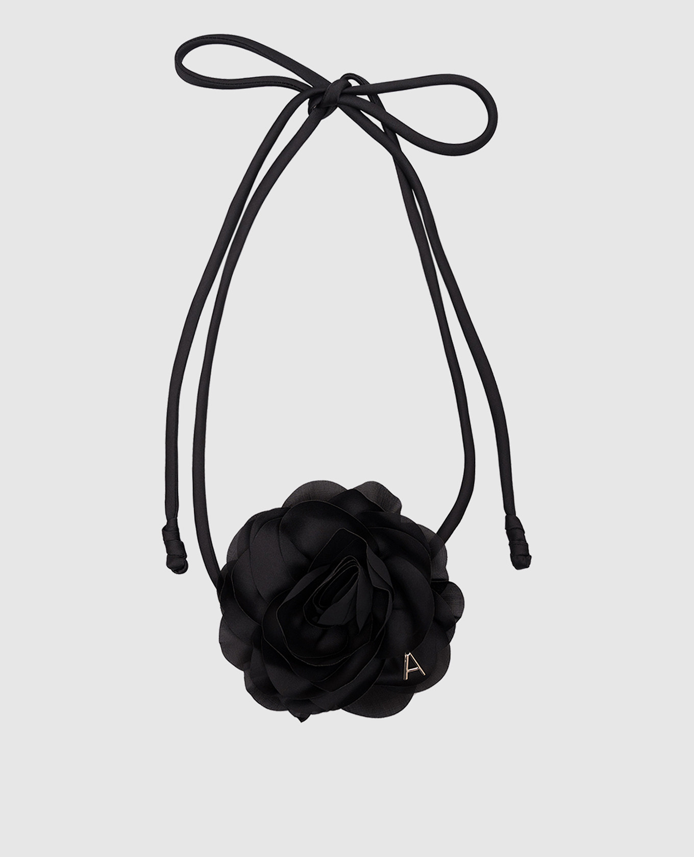 

Black choker with flower Twinset