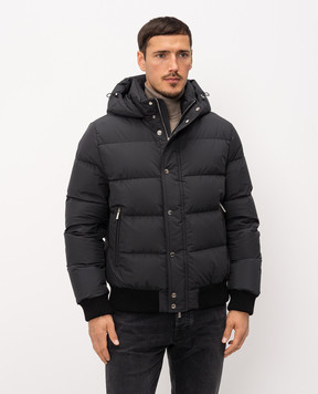 MooRER Gray down jacket COVEN COVENSTP