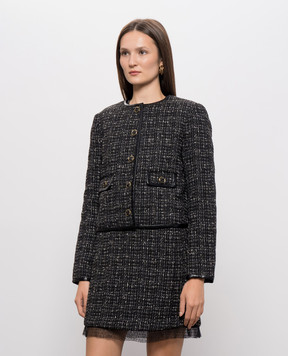 Twinset Black tweed jacket 262TP2140