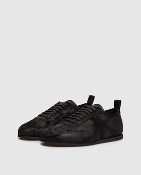 Ann Demeulemeester Siru black suede sneakers B0012585LT147
