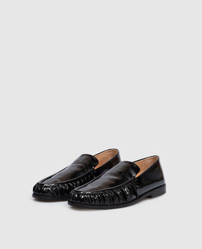 Marsell Black leather glossy loafers Mocassino MW8207P041