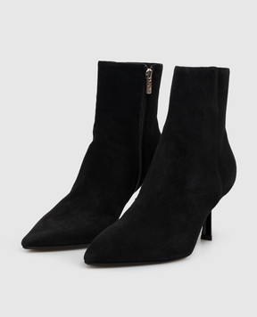 AGL Black suede ankle boots Alla ALLABOOTIE