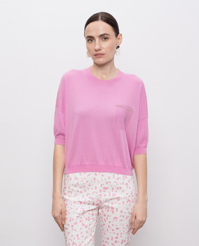 Peserico Purple top with monil chain S99174F14K09173798