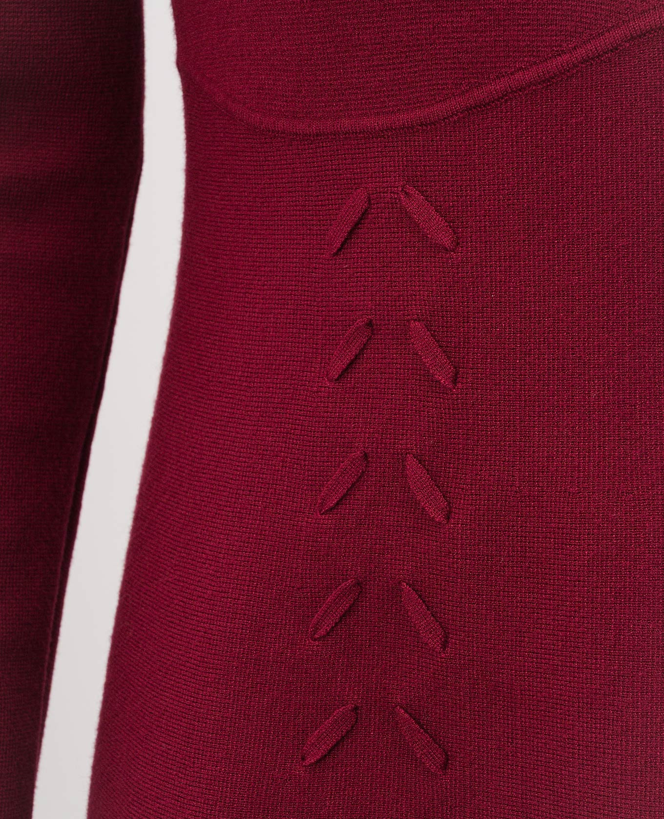 Burgundy mini dress Twinset 5