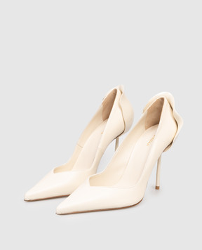 Le Silla White leather shoes PETALO 3130D090BXPPNEM