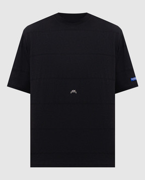 A Cold Wall Black T-shirt with monogram print ACWMTS253A
