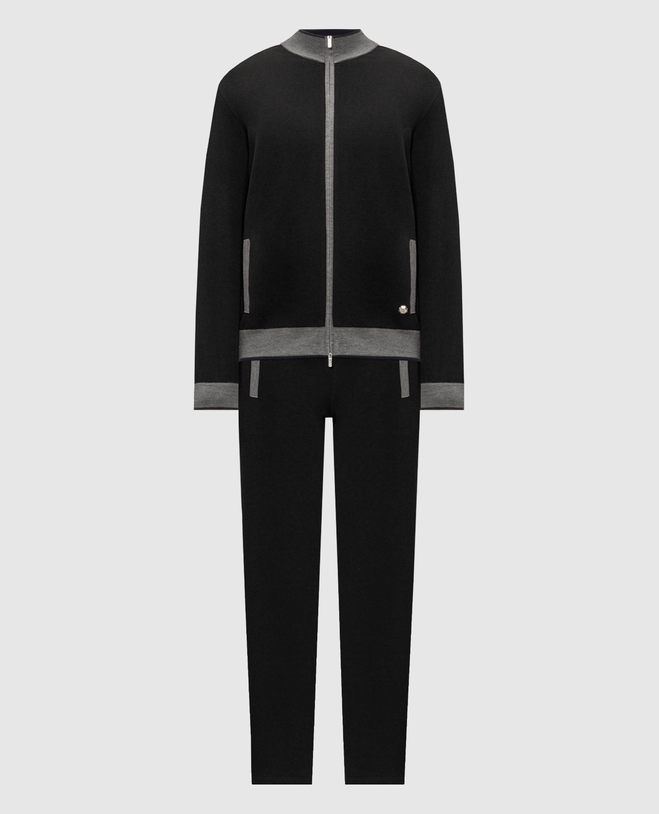 Black tracksuit with emblem