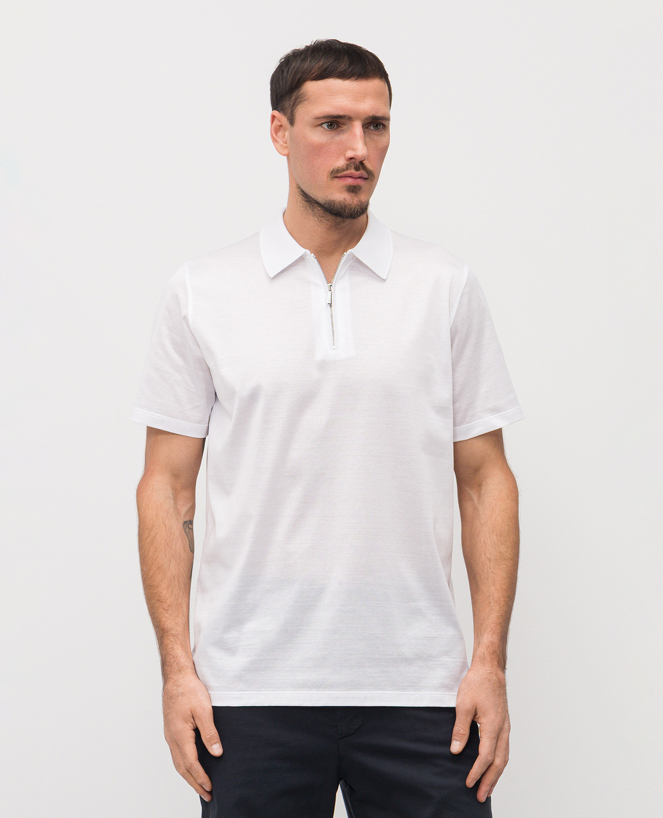 

White Jericho polo MooRER