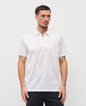 MooRER White Jericho polo JERICHOJCL