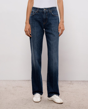 Dolce&Gabbana Blue jeans with a worn effect FTDM0DG8PS2