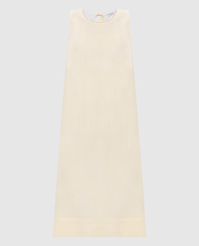 Peserico Yellow linen dress S0241102647