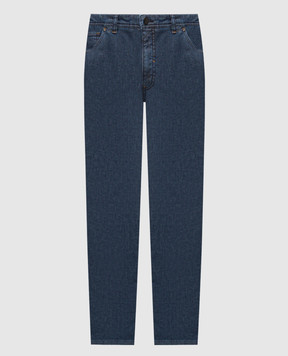 Florentino Blue jeans with logo patch 225557520705