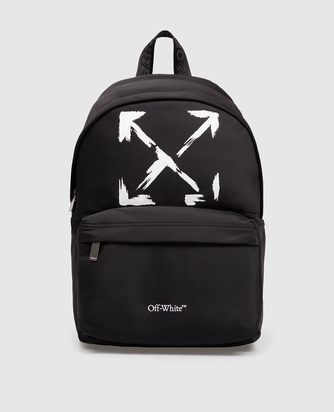 

Children's black backpack with Arrow logo print Off-White, Pink