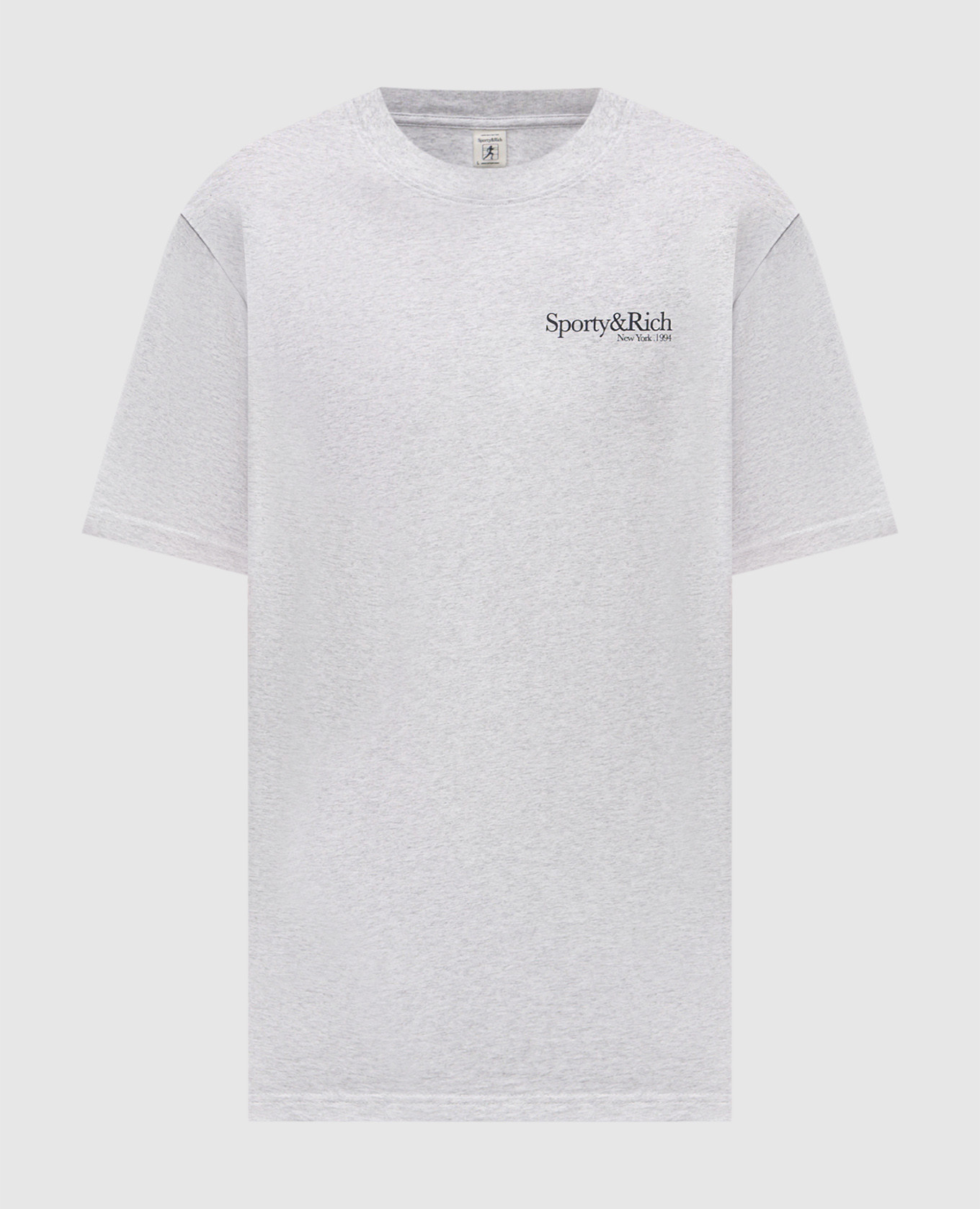 

Run Club grey melange t-shirt Sporty & Rich