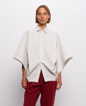 Bottega Veneta Ivory striped shirt 869829V6S90