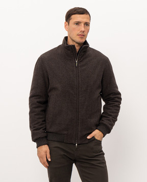 Doriani Cashmere Brown wool jacket A430T125