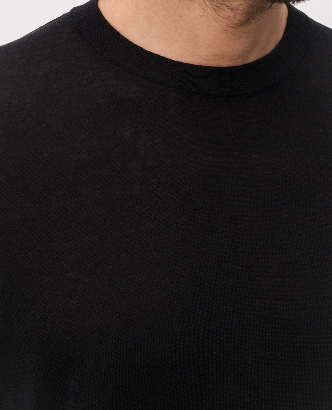 

Black silk and linen T-shirt Cashmere&Whiskey