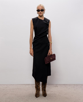 Bottega Veneta Black wool dress 873842V6DB0